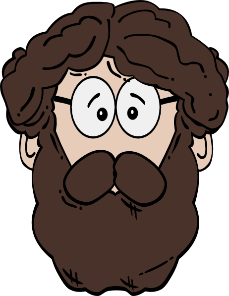 Man - Bearded Man Clip Art (462x597), Png Download