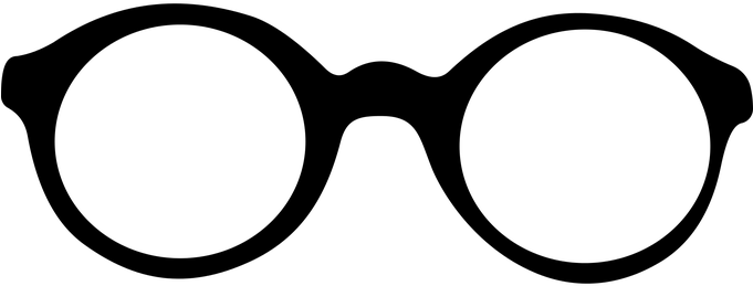Eyes Glasses Lenses My Patterns Optical Si - Bril Tekening (680x340), Png Download