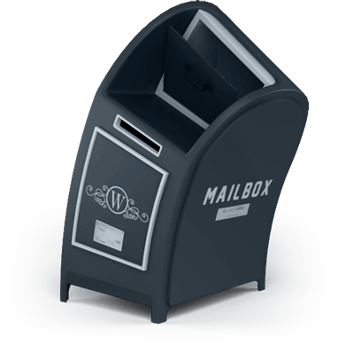 Mailbox - Chair (382x389), Png Download