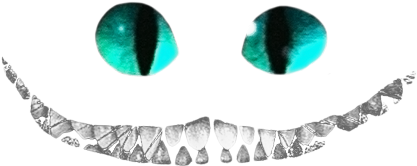 Png Free Transparent Smile Cheshire Cat - Alice In Wonderland Cat Transparent (500x400), Png Download