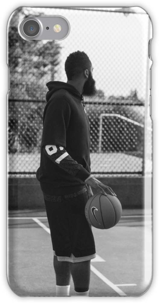 James Harden Iphone 7 Snap Case - James Harden Black And White Poster (750x1000), Png Download