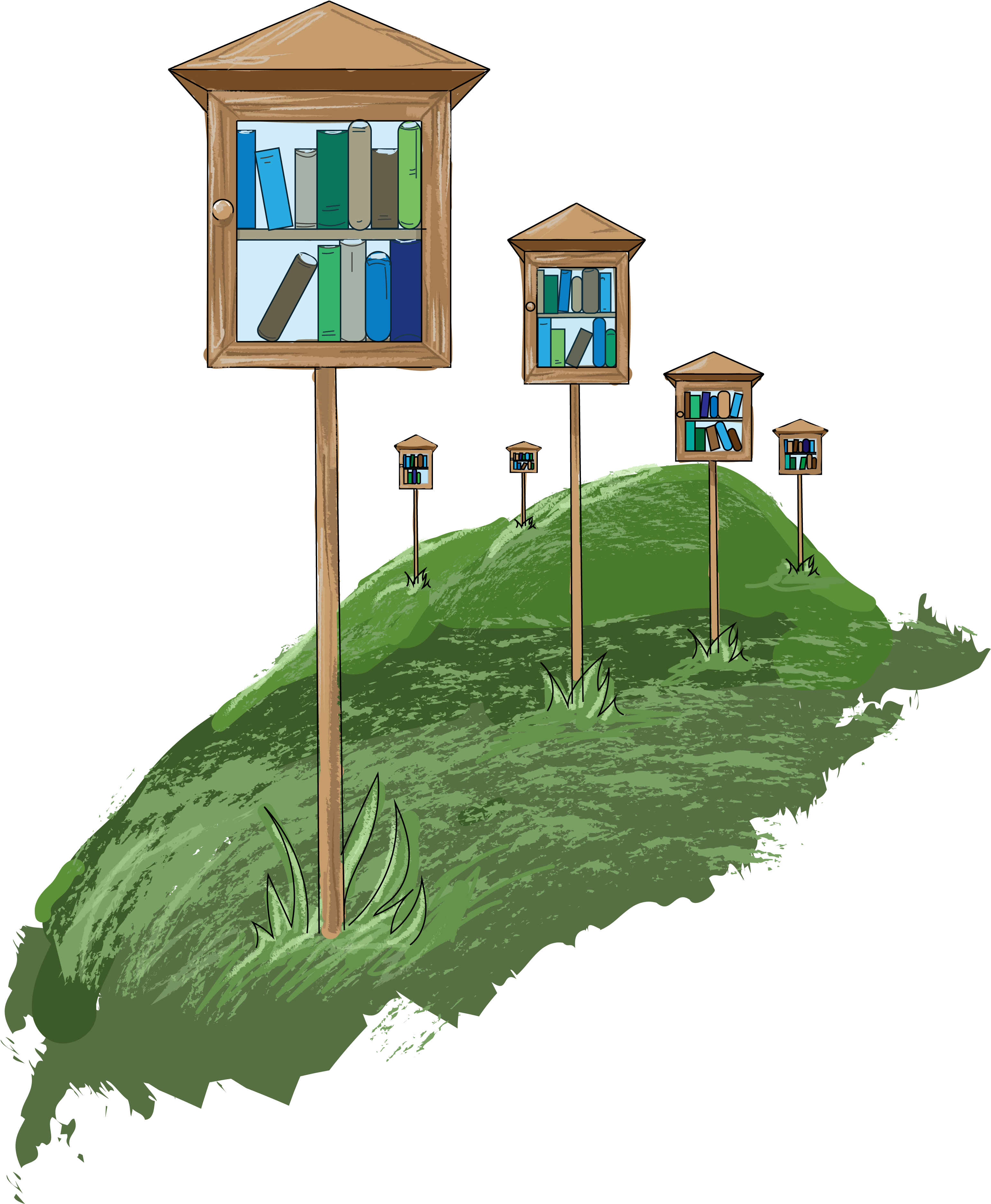 Let's Get Little Free Libraries For Students' Free - Student (6000x3742), Png Download