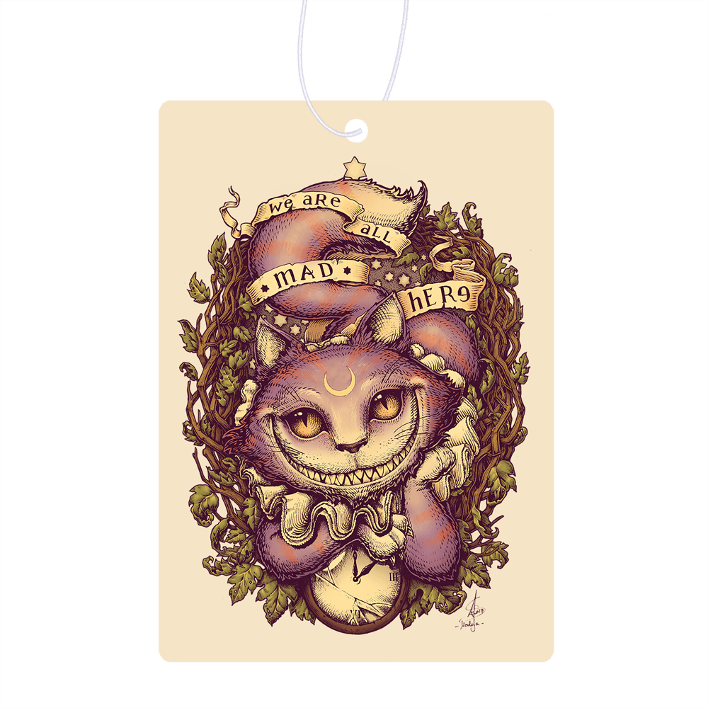 Cheshire Cat - Steampunk Alice In Wonderland Art (1000x1000), Png Download