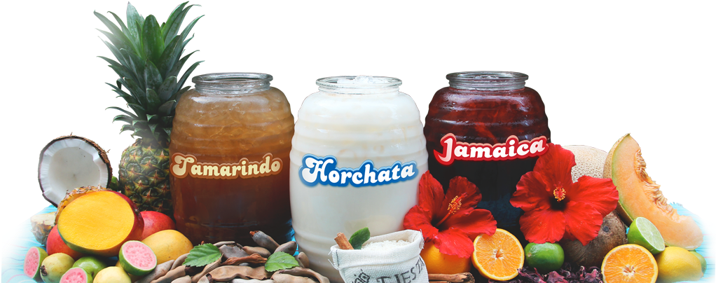 T 557 1120 / - Vitrolero De Agua Fresca (1035x410), Png Download