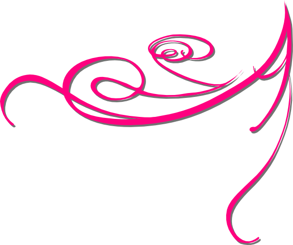 Decorative Swirl With Shadow Clip Art - Design For Wedding Invitation Png (600x503), Png Download