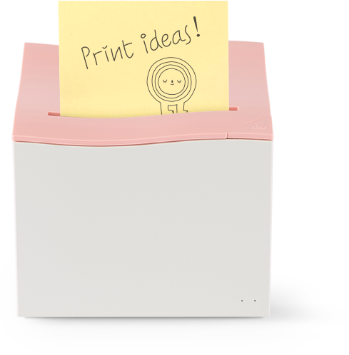 Nemonic - Nemonic Direct Thermal Printer Mip-001 (578x497), Png Download
