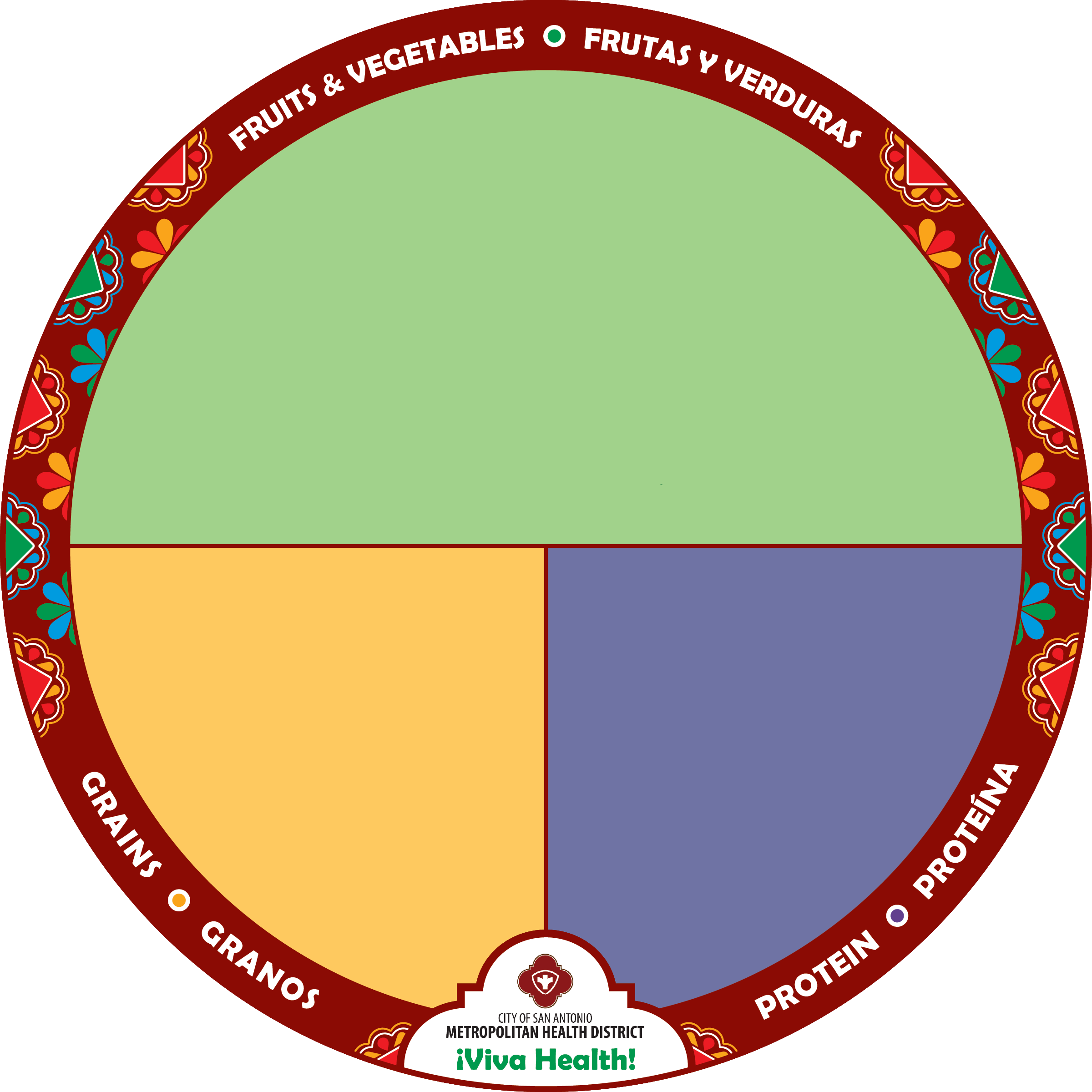 ¡viva Health Plate Image - Circle (2400x2400), Png Download