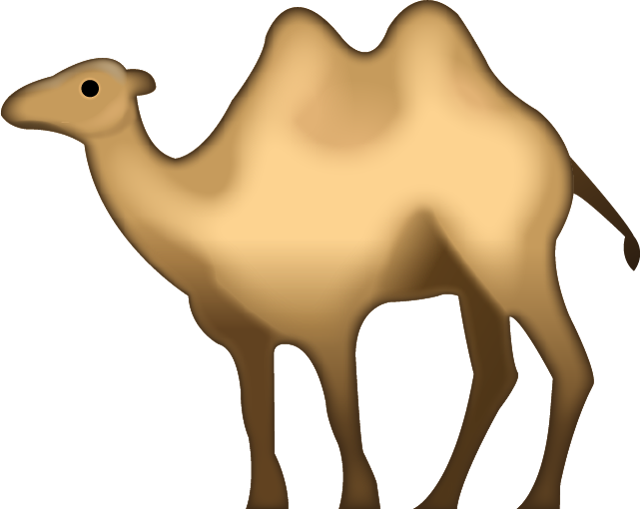 Download Ai File - Camel Emoji (640x509), Png Download