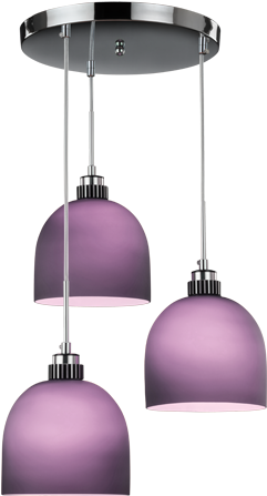 Decorative Light Png Pic - Purple Pendant Light Png (480x479), Png Download