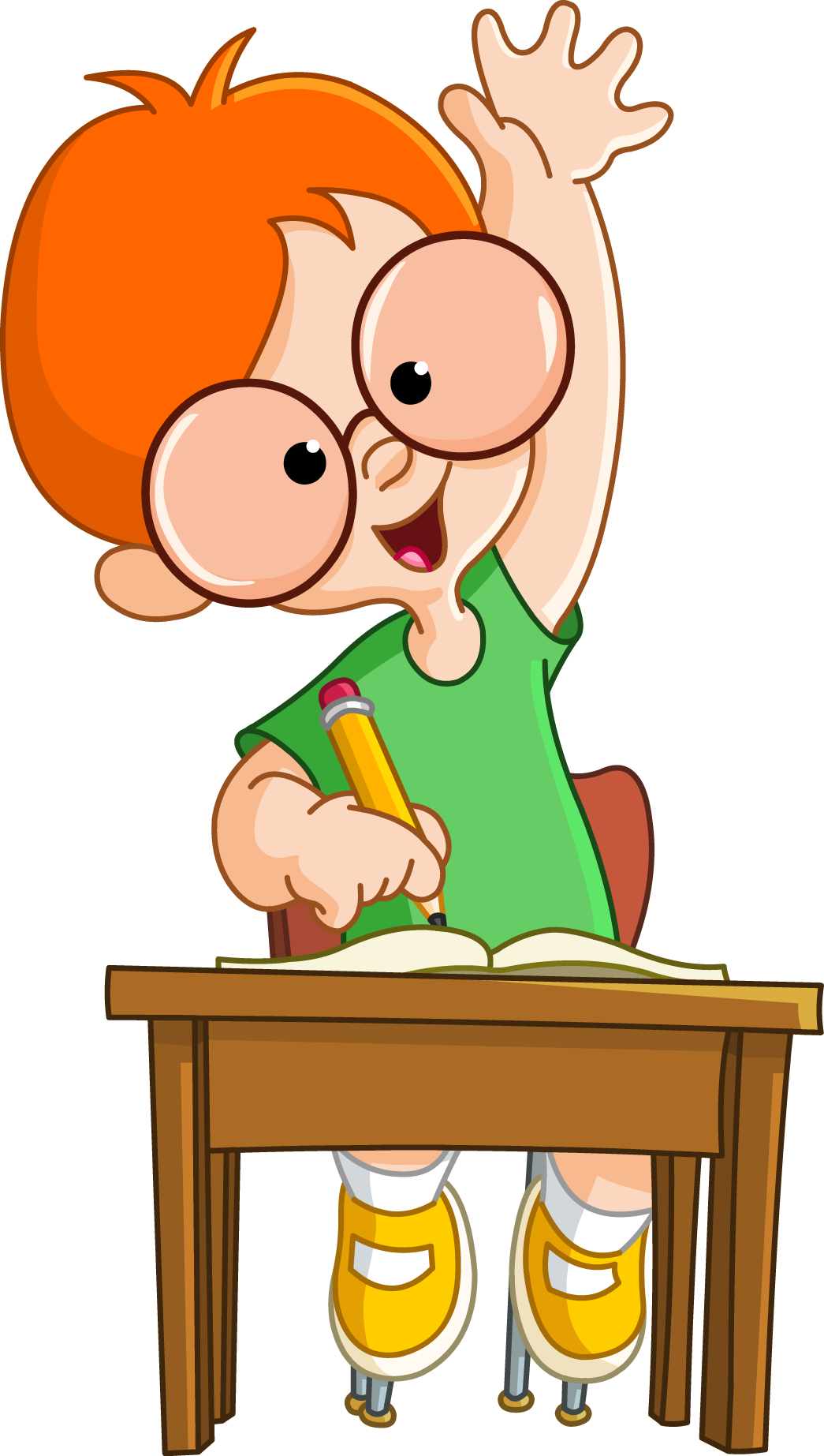 A E Eba Cute Student Raising Their Hand And Asking - Abacus Mind Math Level 1 Workbook 2 (1045x1845), Png Download
