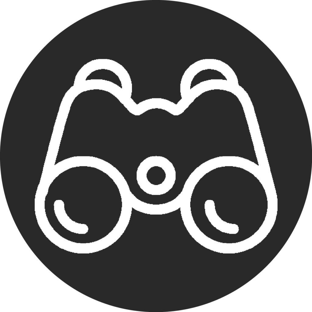 Binoculars-white - Binocular White Png (1024x1024), Png Download