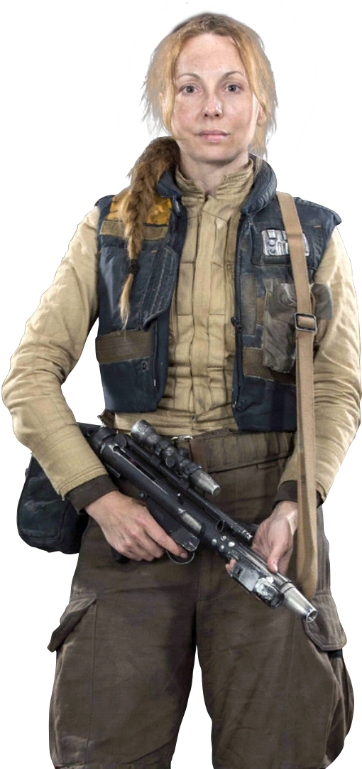 Rodma Maddel - Female Rebel Soldier Star Wars (544x1081), Png Download