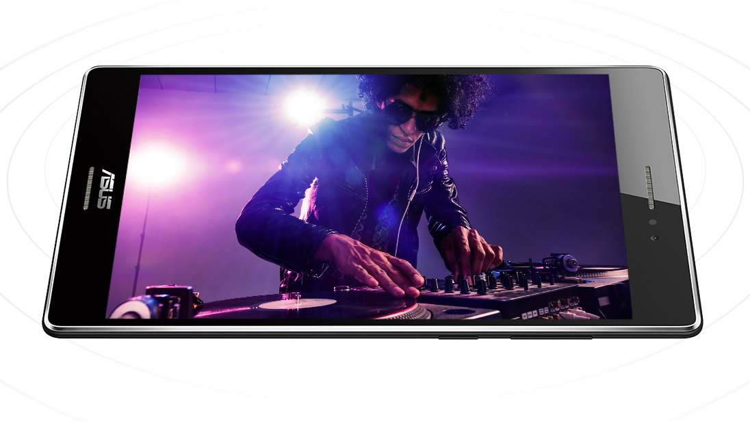 Unlike Tablets With Rear Or Side Speakers, Asus Zenpad - Disc Jockey (1096x616), Png Download
