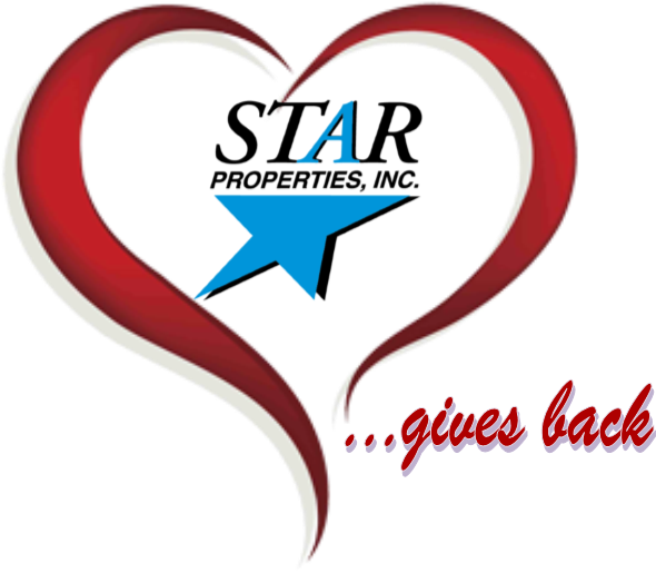 Each Month Star Properties, Inc - Heart (627x555), Png Download