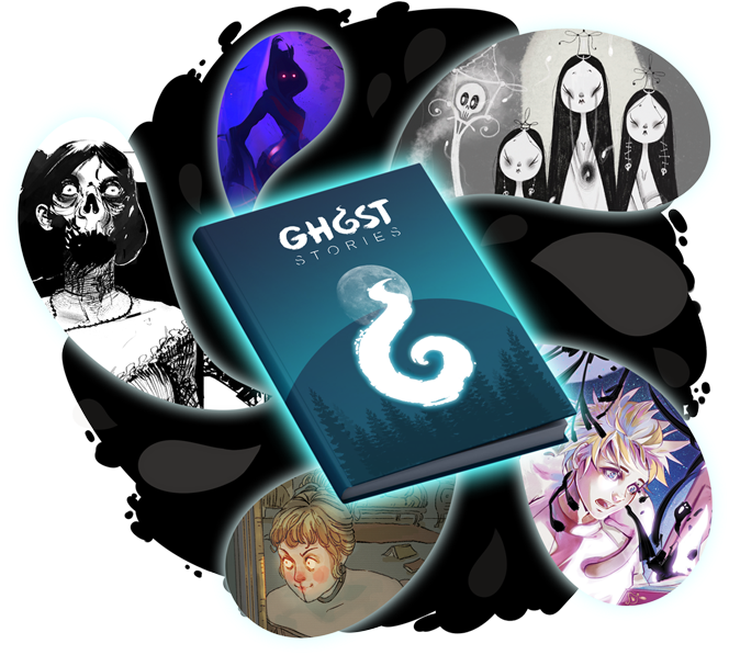 {ita} Ghost Stories È Un Book Che Raccoglie Storie - Illustration (679x631), Png Download