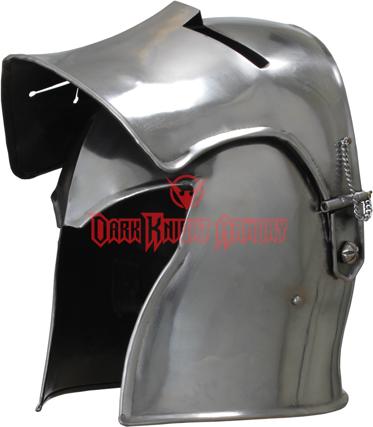 Visored Barbuta Helmet - Barbuta Helmet (850x850), Png Download