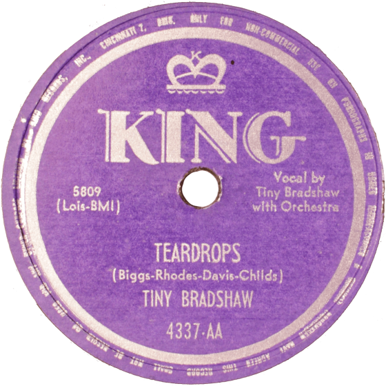 Tiny Bradshaw, Teardrops - Good Rockin Tonight Wynonie Harris (560x560), Png Download