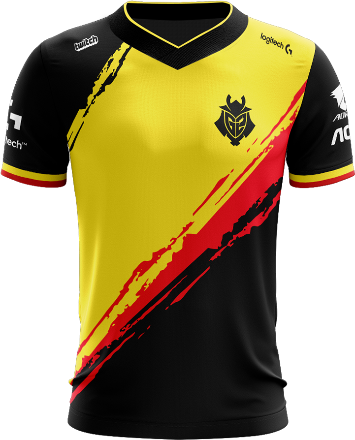 G2 Belgium Jersey - Jersey Esport (740x912), Png Download