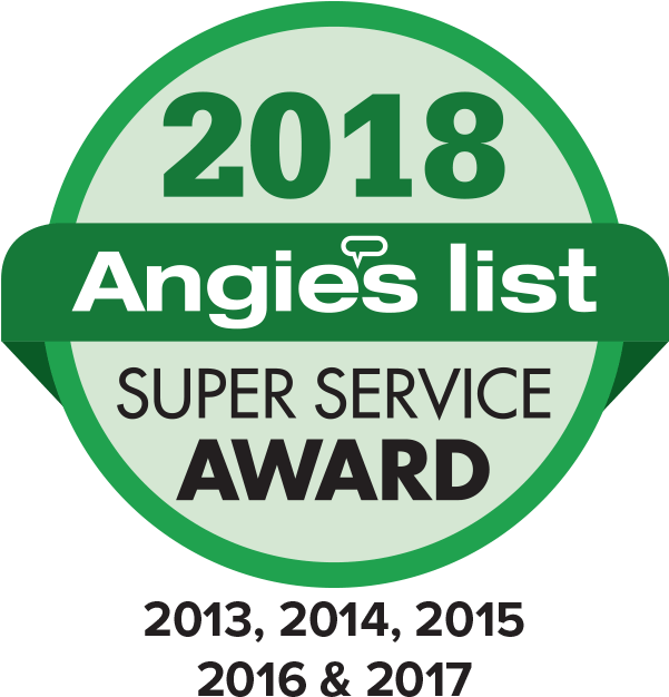 2018 Angie's List Super Service Award Winner Badge - Angie's List Super Service Award 2018 (600x644), Png Download