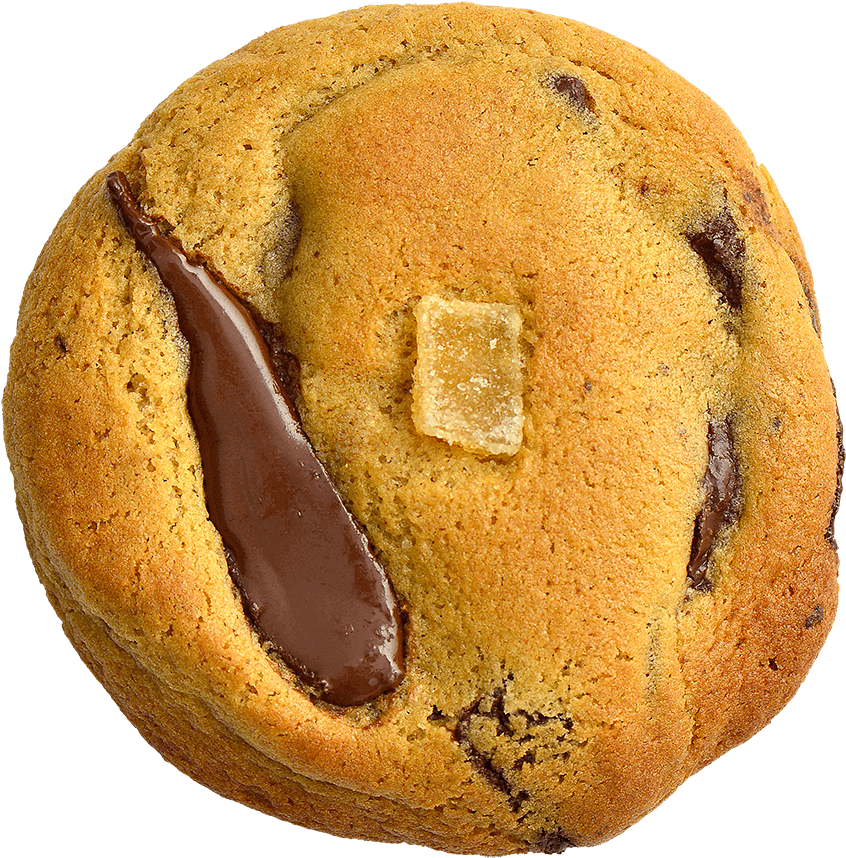 Ginger & Dark Chocolate Chunk - Ben's Cookies 自由が丘 (1024x1024), Png Download