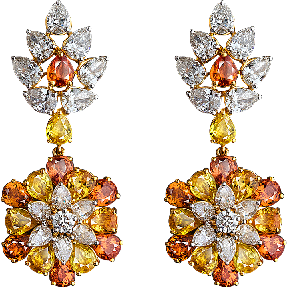 Earings-image - Earrings (1005x1008), Png Download