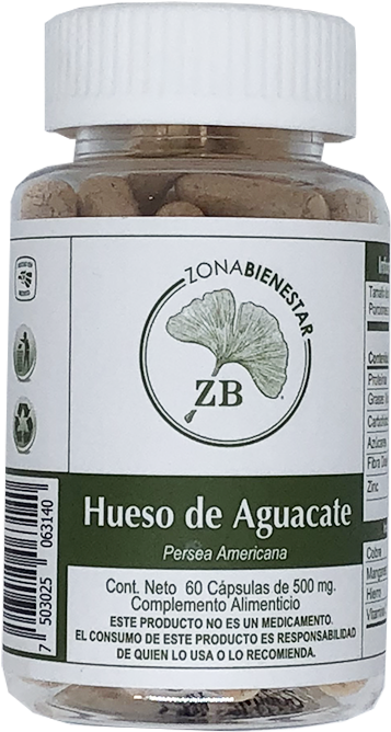 Cápsulas De Hueso De Aguacate - Pastillas De Hueso De Aguacate (1000x1000), Png Download