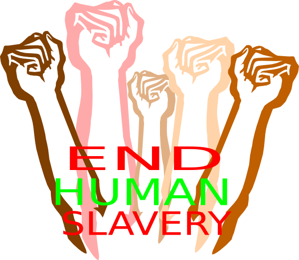Small - End Slavery Clip Art (600x523), Png Download