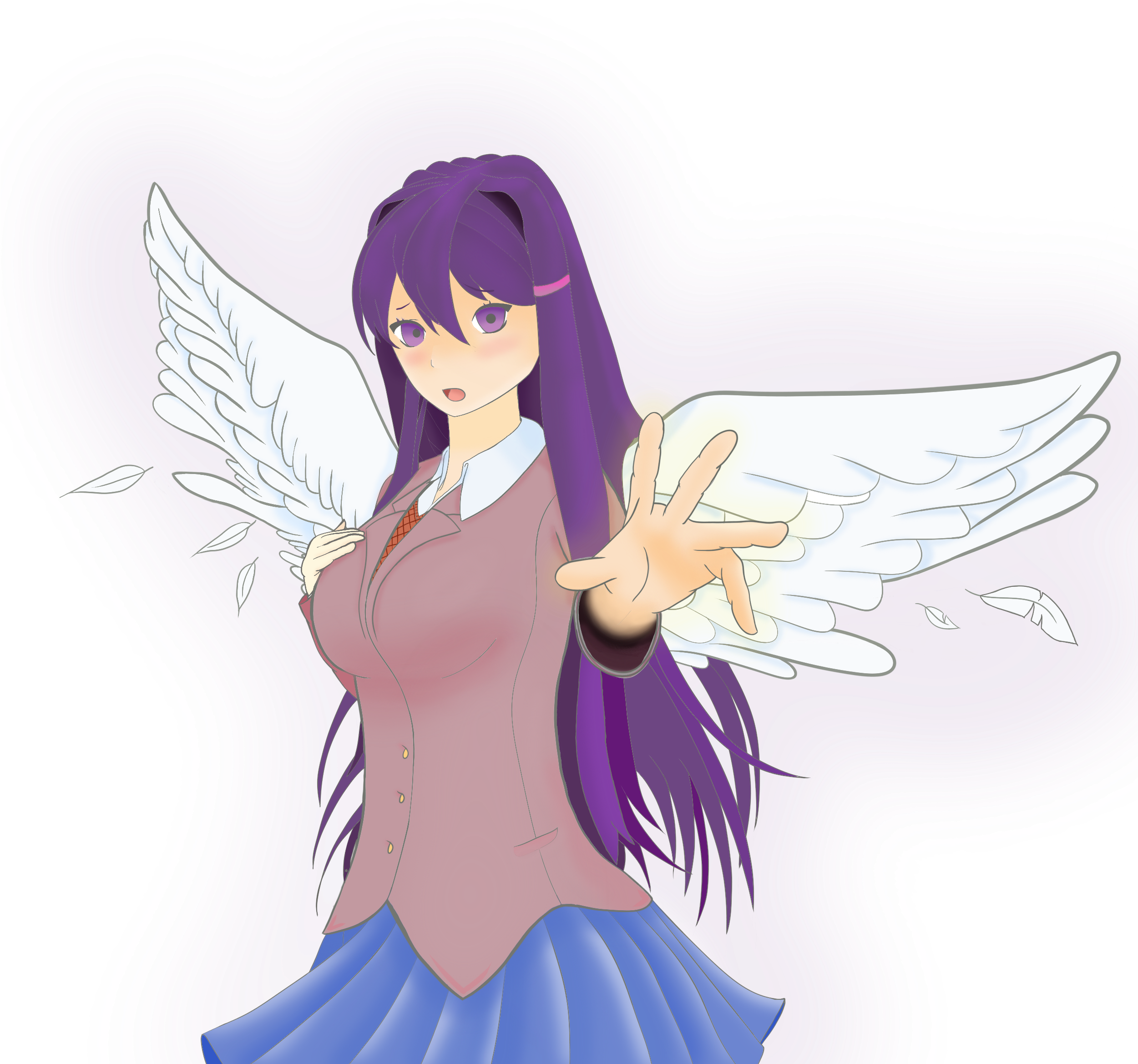 Ddlc - Fairy (2500x2500), Png Download