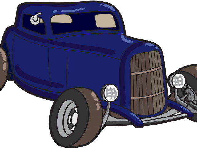 Antique Clipart Hot Rod - Antique Car (640x480), Png Download