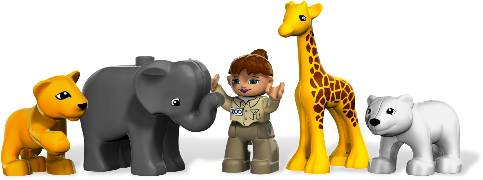 Toy Lego Minifigure Zoo Duplo Block Clipart - Block Zoo Toy (2048x1536), Png Download