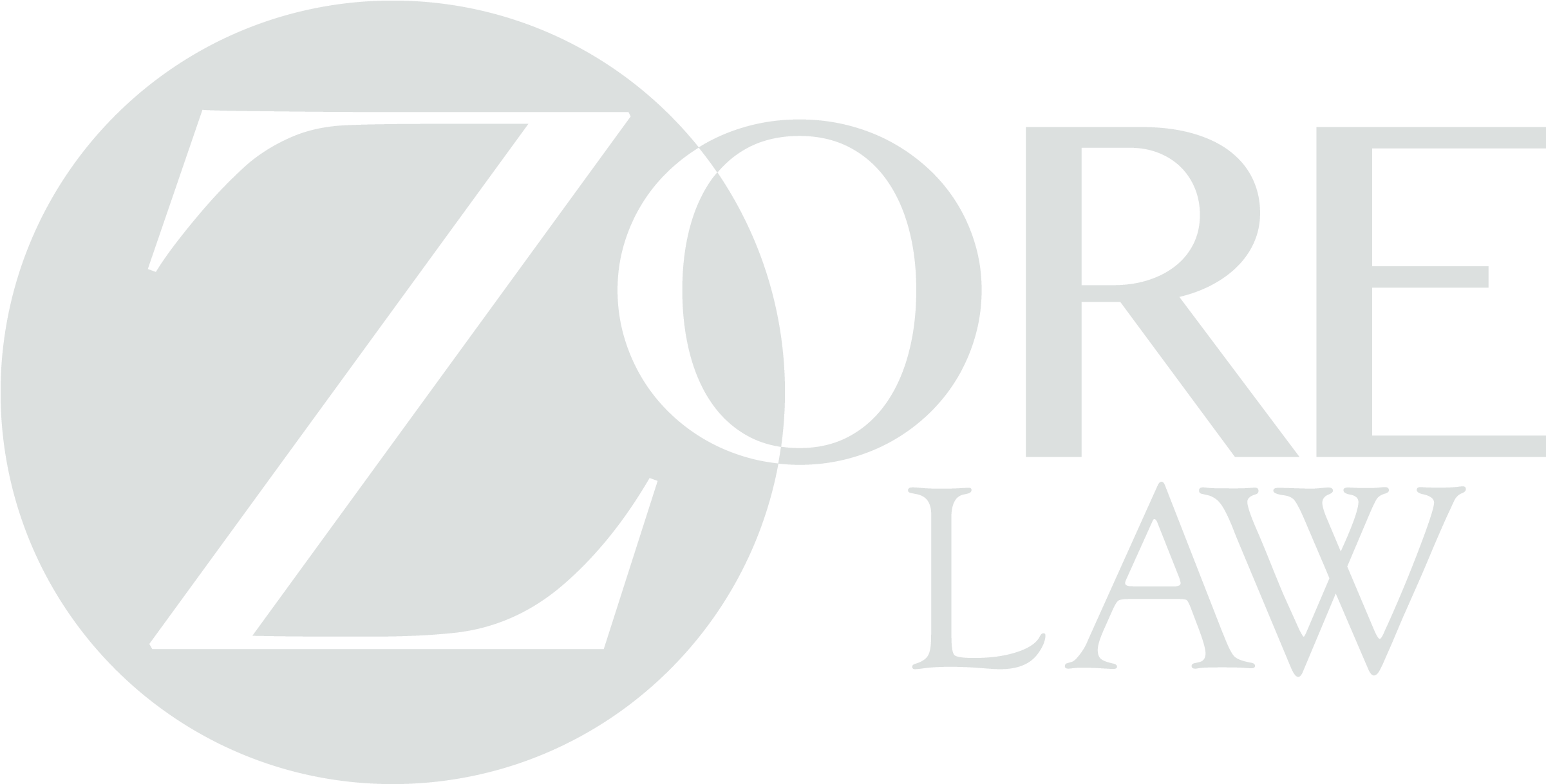 Zore Law Logo Inverted Large Padding Transparent - Graphic Design (2880x1698), Png Download