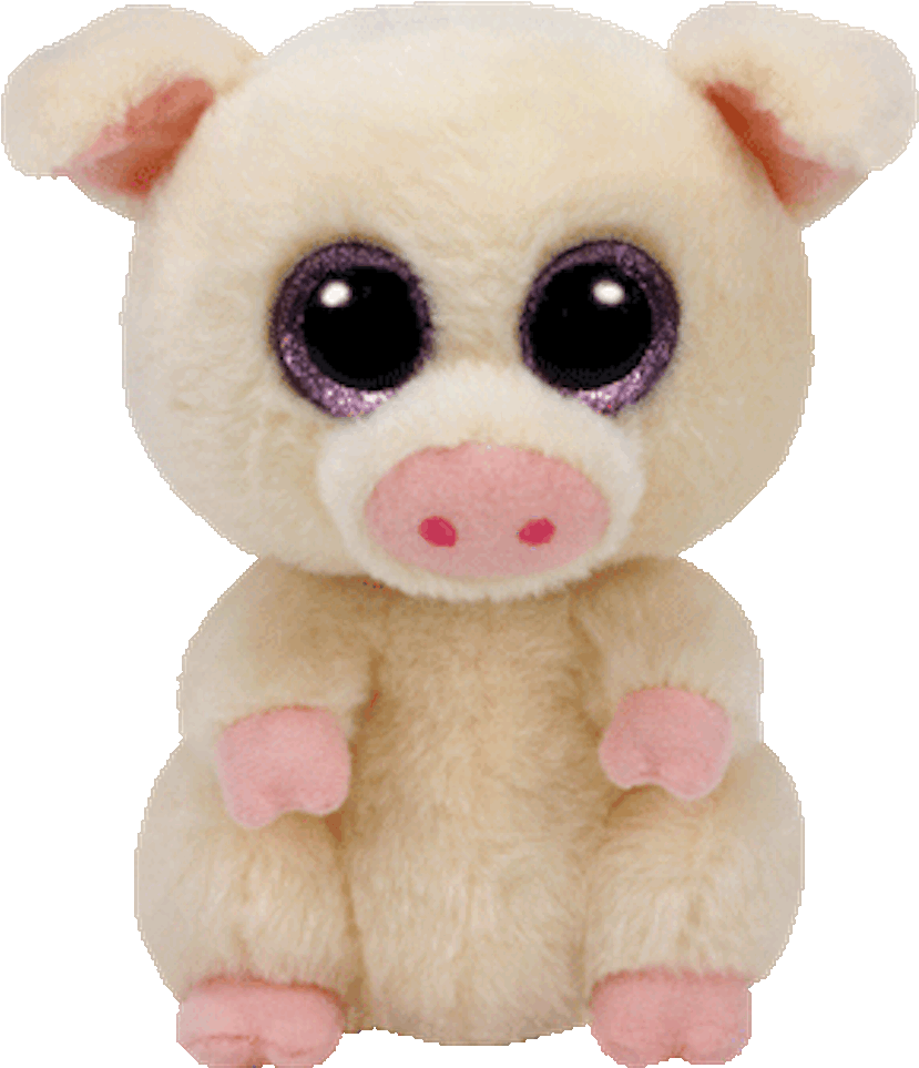 Peppa Pig Birthday Party - Piggley The Beanie Boo (1001x1001), Png Download