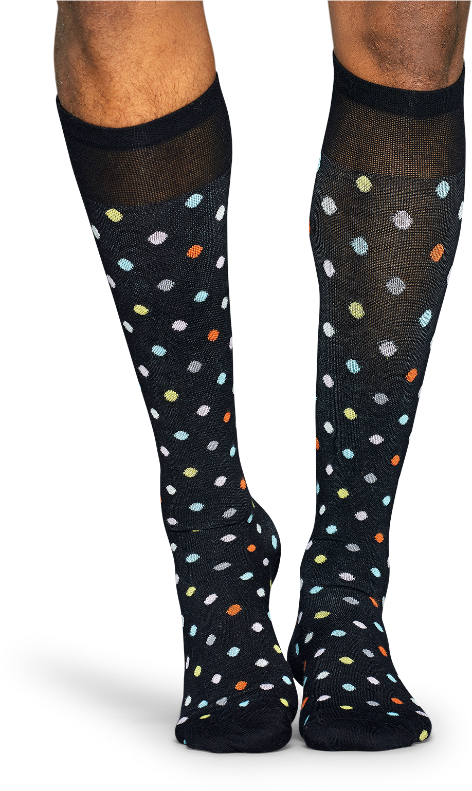 Happy Socks Compression Dot Socks (1460x1600), Png Download