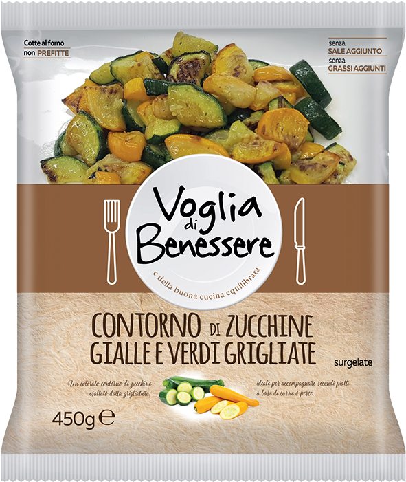 Side Dish Of Grilled Yellow And Green Zucchini - Natural Foods (750x750), Png Download