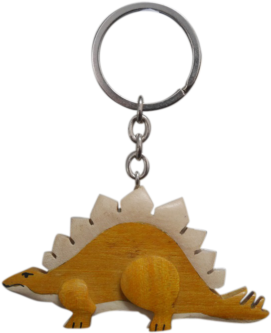 Timber Keyring - Stegosaurus - Keychain (563x749), Png Download