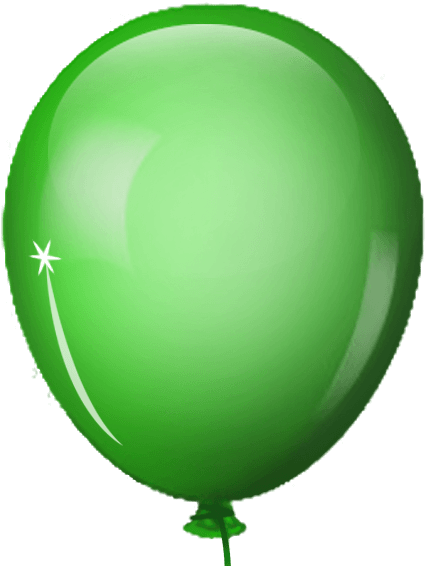 Answering This Incorrectly Will Reduce The Total Time - Green Balloon Transparent Background Png (556x582), Png Download