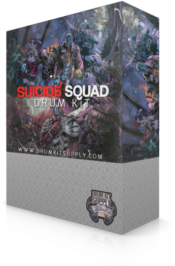 Suicide Squad Drum Kit - Action Figure (600x600), Png Download