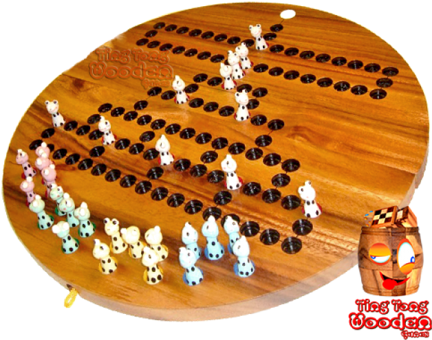 Barricade Frog The Malefice Dice Game As A Wooden Board - Jigsaw Puzzle (650x548), Png Download