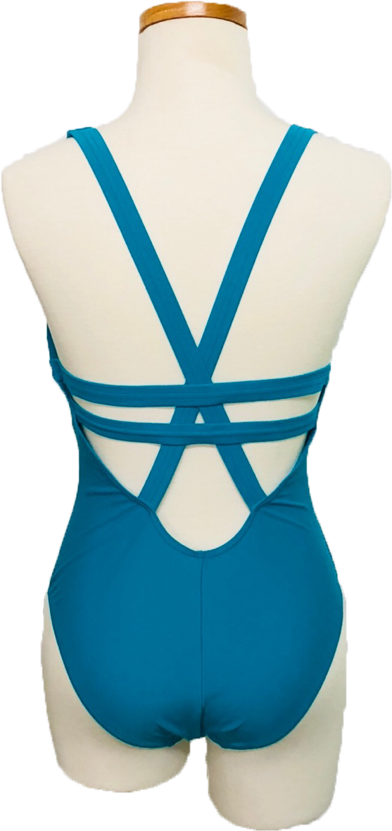 Women's Strappy Front One Piece Swimsuit - Maillot (960x1278), Png Download