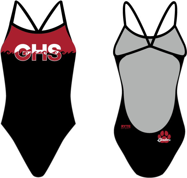 Glendora Women's Open Back Thin Strap Swimsuit - Swimsuit (1000x773), Png Download