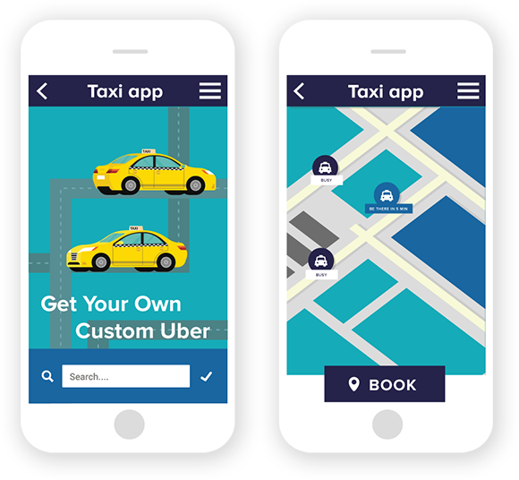 Modernize Your Traditional Taxi Business By Launching - Iphone (580x536), Png Download