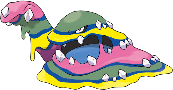 Alolan Pok Mon Bulba Sun Moon Handbook - Pokemon Alolan Muk (600x600), Png Download