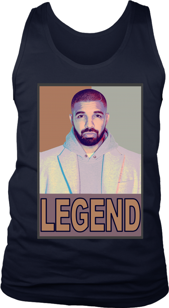 Image Is Loading Drake Legend Ovo Hip Hop 6 Six Tank - Active Tank (1024x1024), Png Download