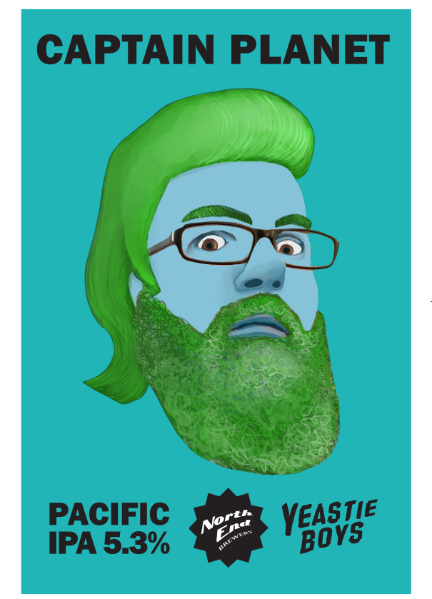 Yeastie Boys Captain Planet - Yeastie Boys (838x838), Png Download