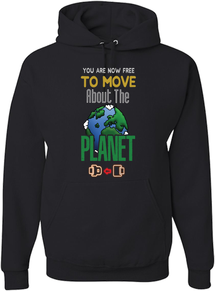 Travel Themed Hoodie - Sweatshirt (1000x1000), Png Download
