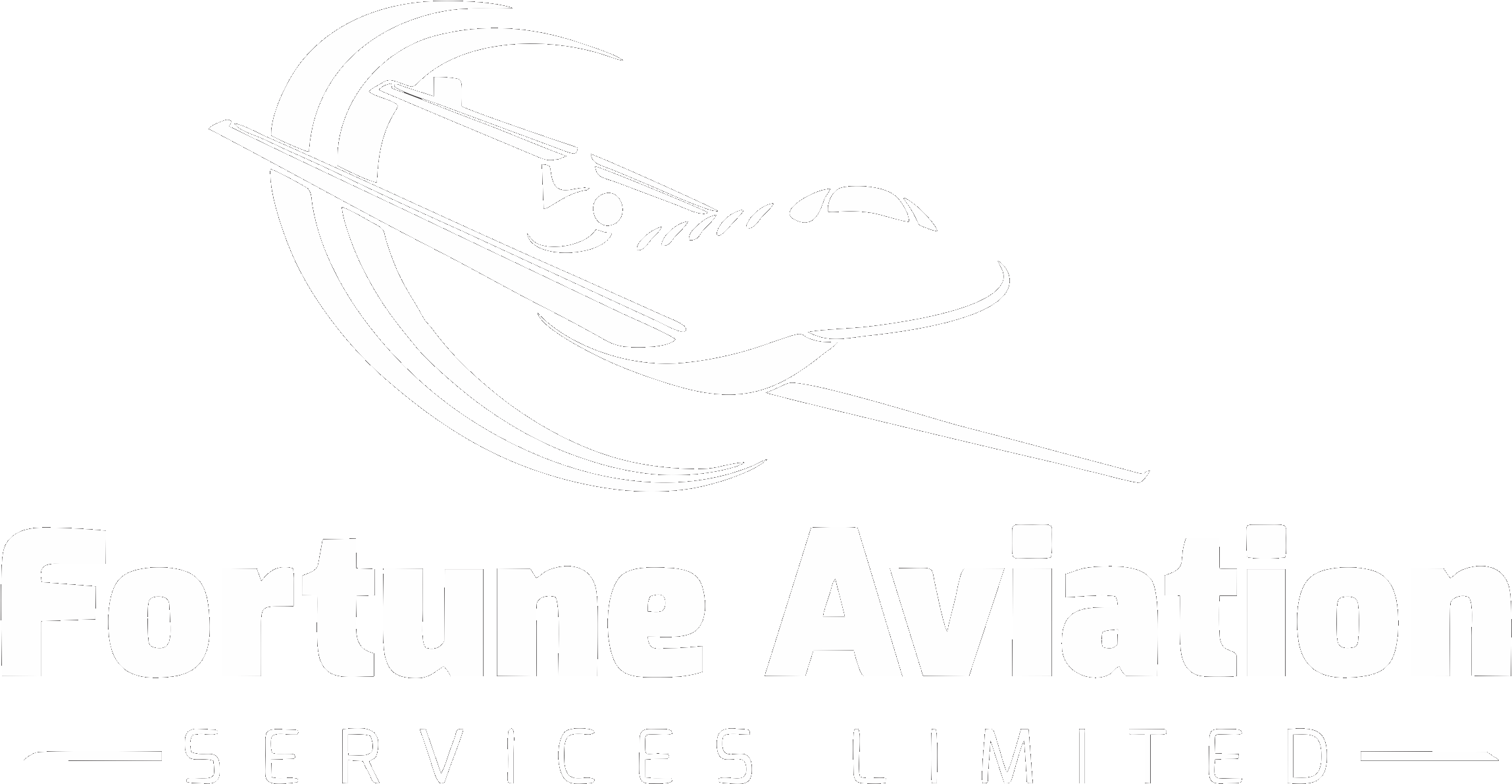 Fortune Aviation Services Limited Logo - Poster (2308x1230), Png Download