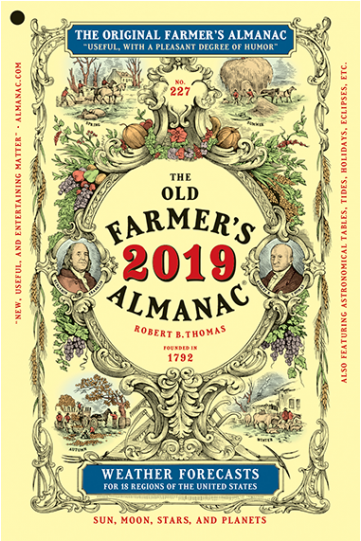Old Farmer's Almanac - Farmers Almanac 2019 (720x540), Png Download