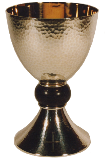Calice Au Nœud En Métal Argenté Et Ébène - Champagne Stemware (600x600), Png Download