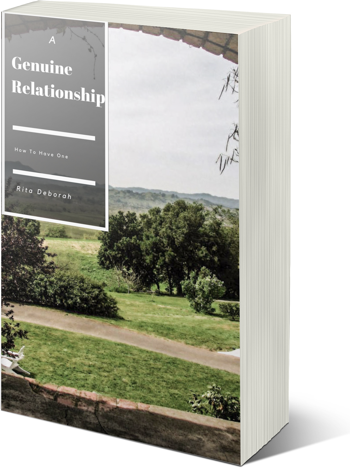 A Genuine Relatioship Ebook Cover - Tree (1300x1600), Png Download