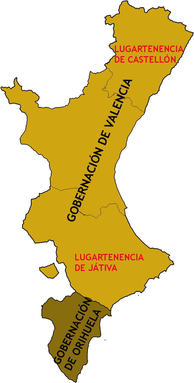 En 1329 Se Casa Con Leonor De Castilla, Hija Del Rey - Community Of Valencia Map (795x1510), Png Download